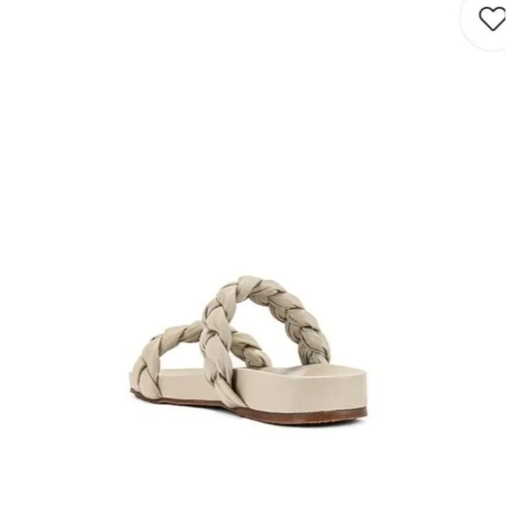 Kaanas Coco Sandal in Off White - Picture 5 of 10